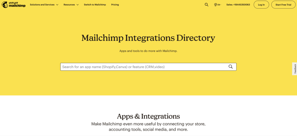 ActiveCampaign vs Mailchimp: mailchimp integrations
